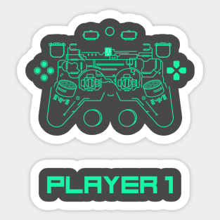 Player 1 Sticker